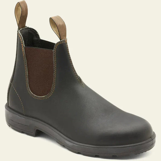 Hunter - Buty męskie skórzane czarne sztyblety robocze