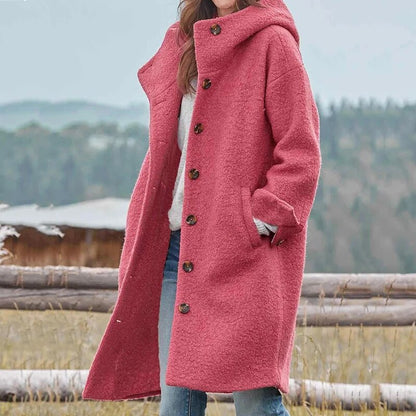 Natalia – Wełniany płaszcz oversize damski