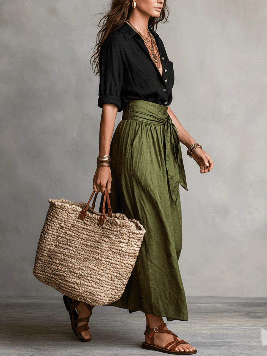 Amelie – Women Casual Skirt Two-Piece Set - Image 2
