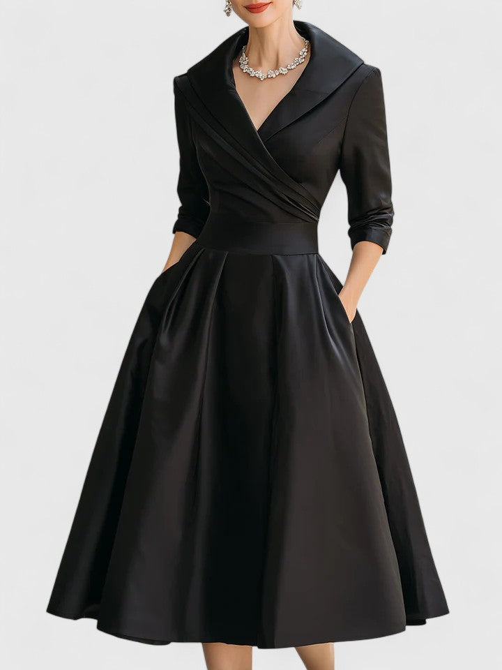 Luisa – Elegant Midi Dress for Women - Image 2