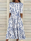 Yvonne – Elegant Coastal Floral Dress for Women - Image 2