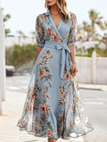 Cornelia – Women Floral Print Maxi Dress - Image 1