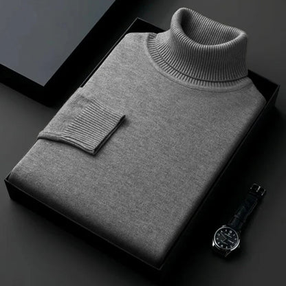 Arden – Sweter z golfem z miękkiej dzianiny