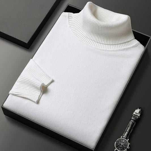 Arden – Sweter z golfem z miękkiej dzianiny