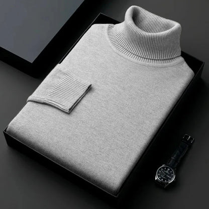 Arden – Sweter z golfem z miękkiej dzianiny
