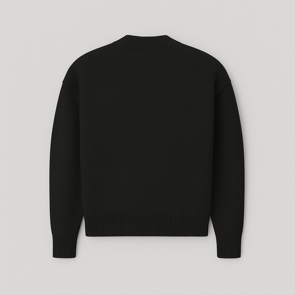 Adriana – Dzianinowy sweter damski z dekoracyjnym motywem