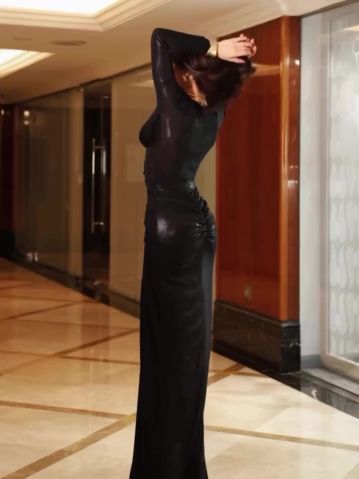 Serena – Zjawiskowa wieczorowa sukienka maxi z połyskiem dla kobiet