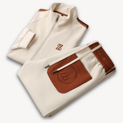 Adam – Męski Dres w Stylu Smart Streetwear z Lampasami