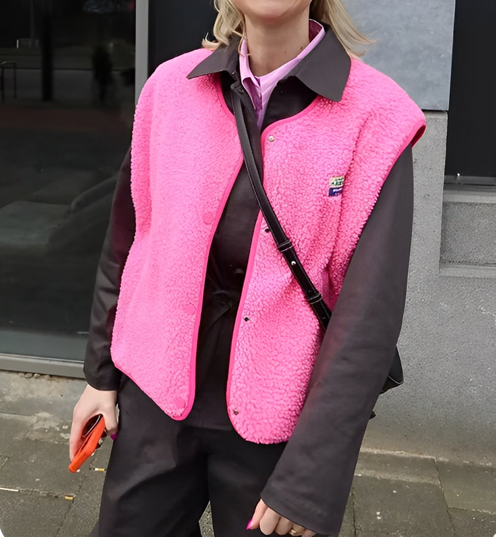 Lena – Futrzana kamizelka oversize damska