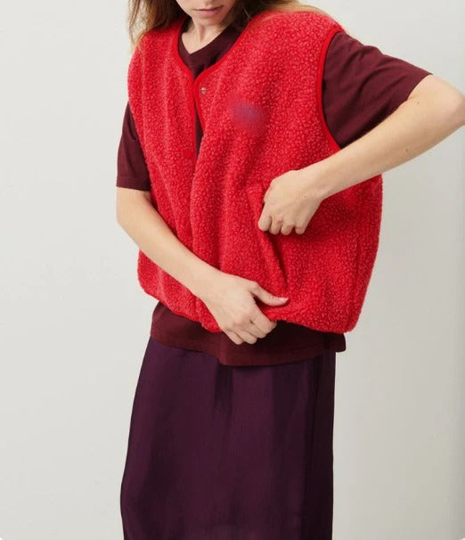 Lena – Futrzana kamizelka oversize damska