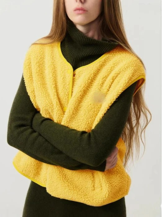 Lena – Futrzana kamizelka oversize damska