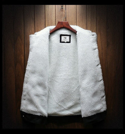 Jake – Podszyta kożuchem kurtka jeansowa męska