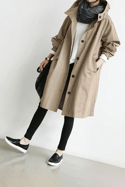 Eliza – Lekki płaszcz przeciwdeszczowy oversize dla kobiet
