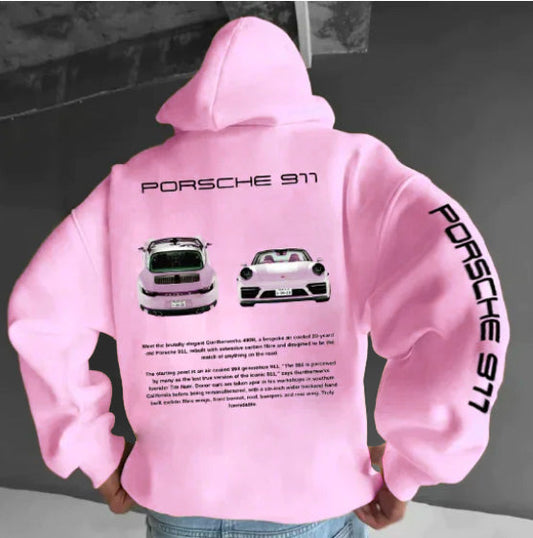 Adrian – Męska bluza z kapturem Porsche 911