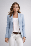 Elegancka marynarka damska z opadającym klapem w kroju Tailored-Fit - J&B - 1 - Nowa-aura