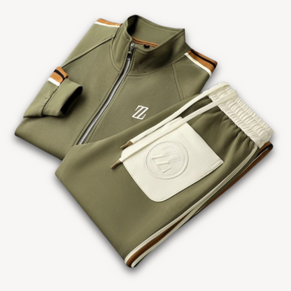 Adam – Męski Dres w Stylu Smart Streetwear z Lampasami