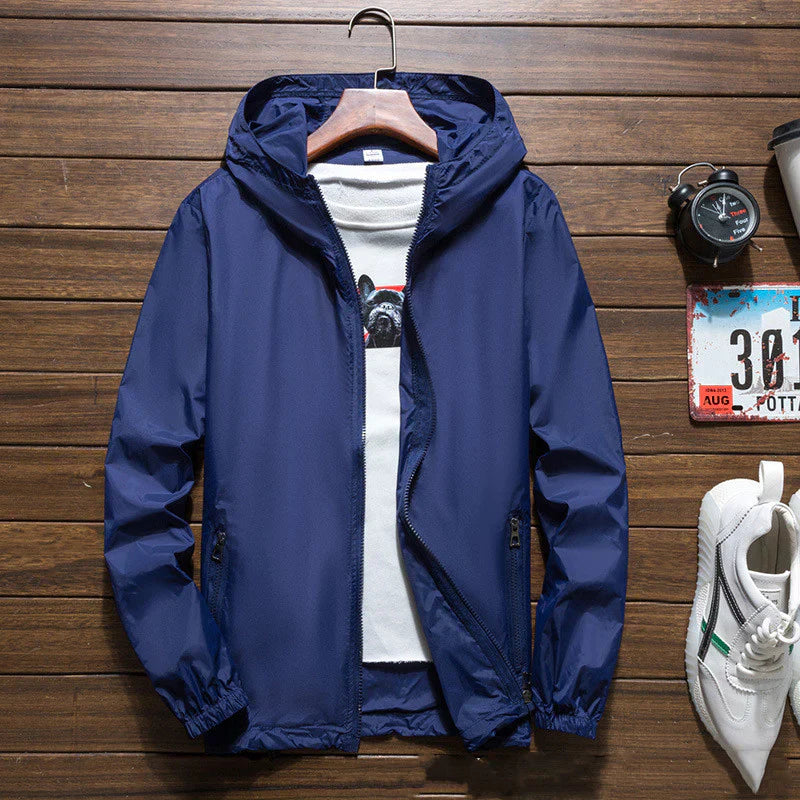 Ethan – Lekka kurtka męska z kapturem o sportowym charakterze