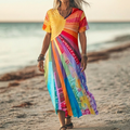 Stefanie – Sukienka w stylu Bohemian Sun