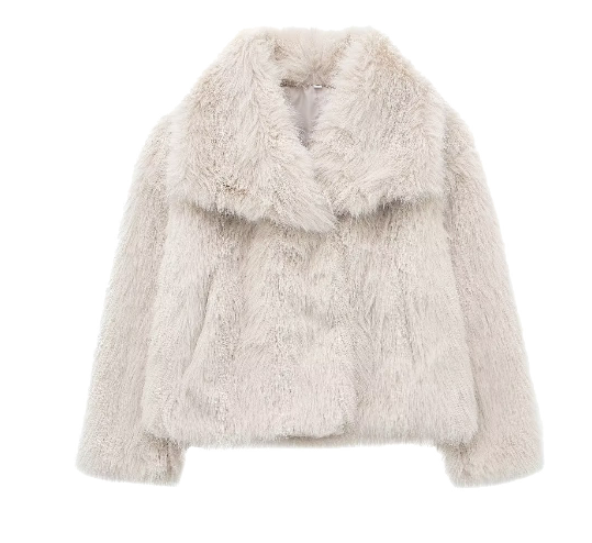 DoCzerwonyhea | Elegante warme Felljacke