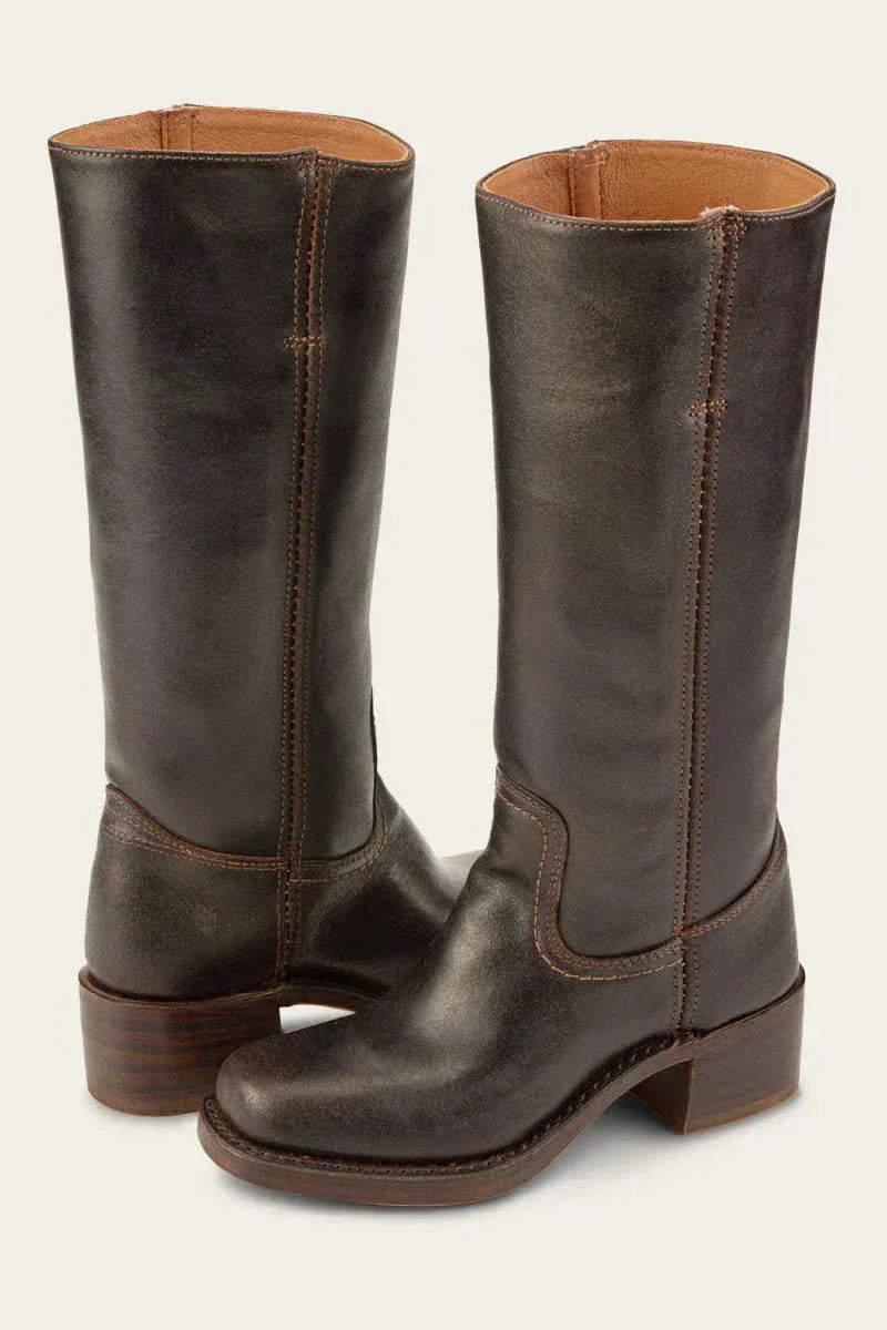 Damskie buty do kolan z eleganckim designem i stabilnym obcasem | N&W - 1 - Nowa-aura