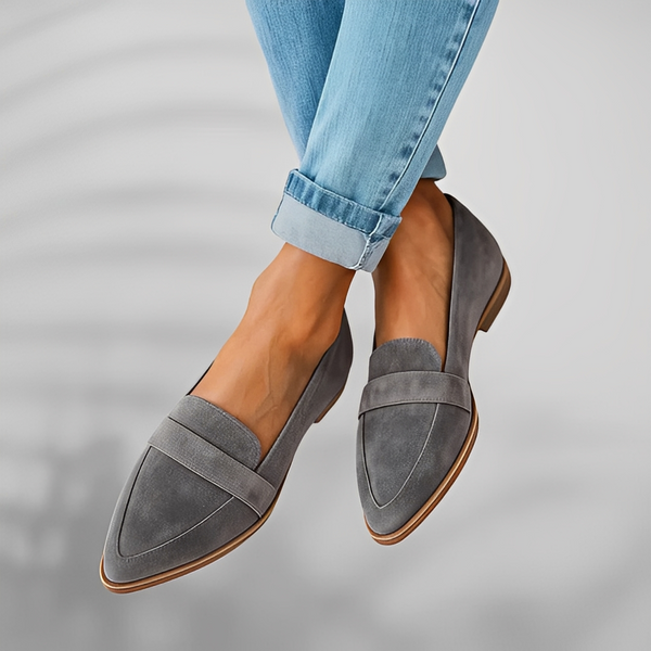 Lucía – Skórzane damskie buty z noskiem w szpic do codziennego noszenia
