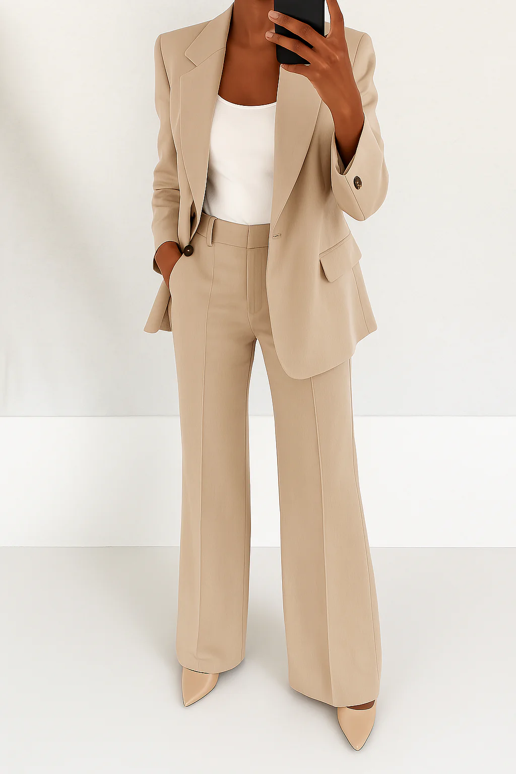 Luisa – Women  Formal Two-Piece Suit Set - Image 3