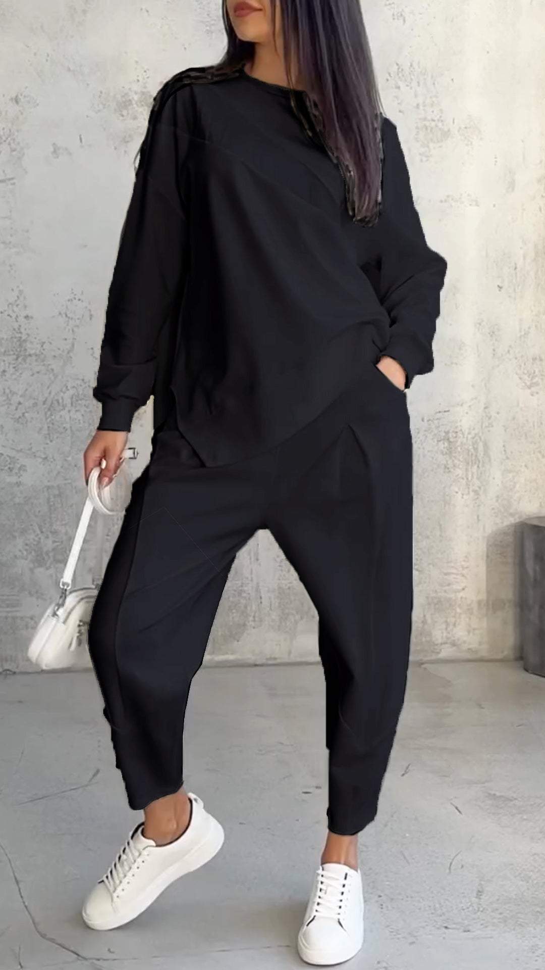 Magda – Nowoczesny Damski Dres w Stylu Streetwear na Sezon Przejściowy