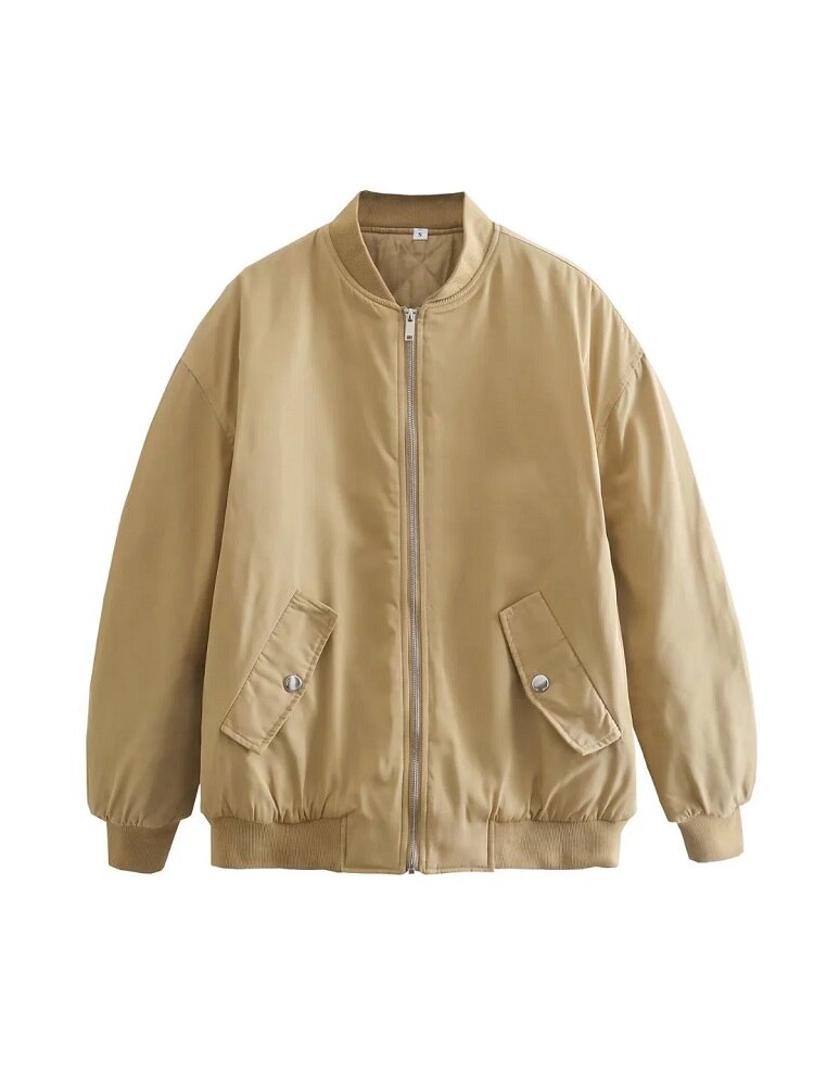 Kaia – Kurtka damska bomberka oversize pikowana