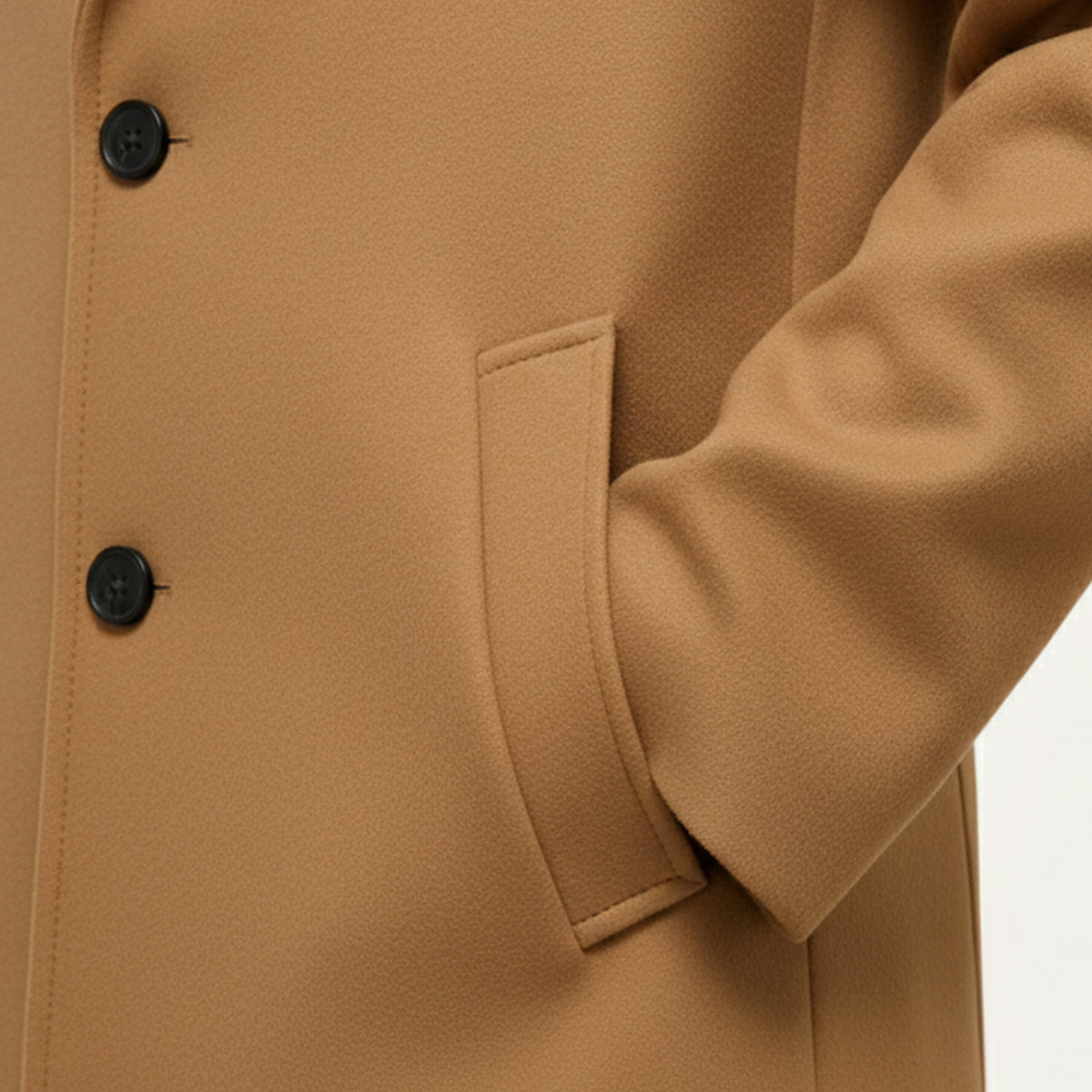 Javier – Nowoczesny elegancki płaszcz męski o dopasowanym kroju