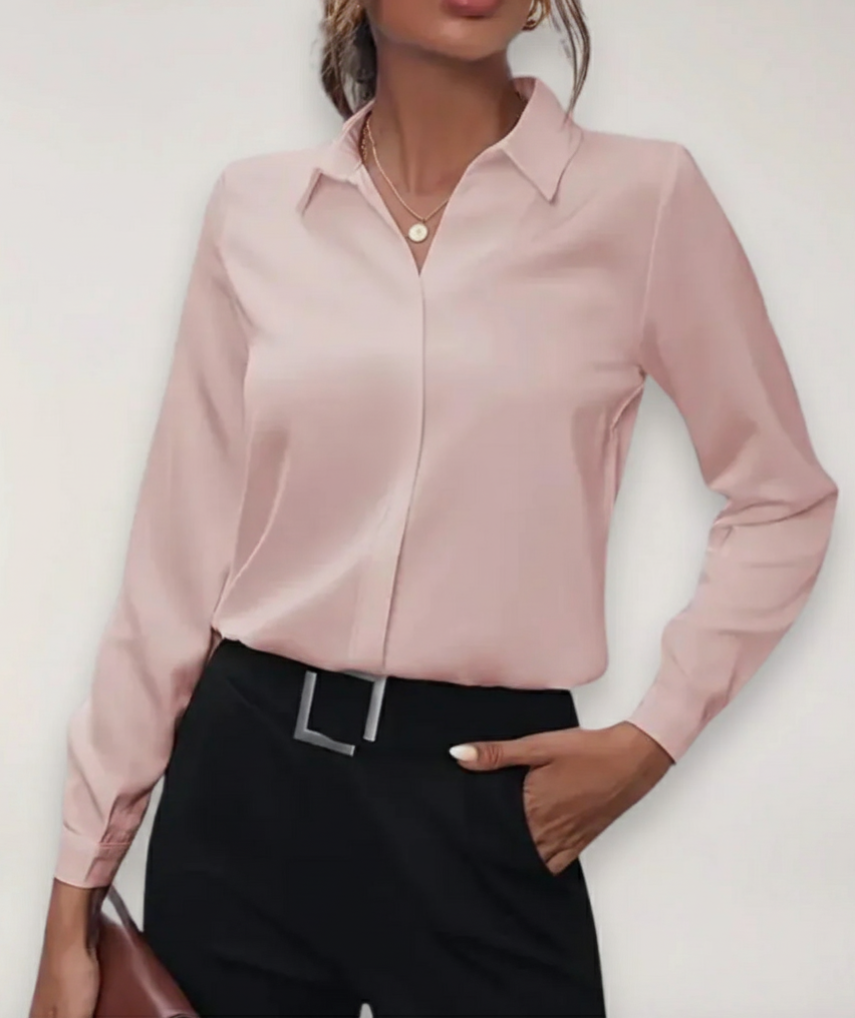 Sarah – Women Spring Buttoned Office Blouse - Image 6