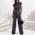 Elvira – Women Stylish Draped Jumpsuit - Image 16