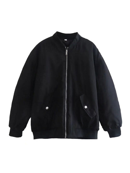 Kaia – Kurtka damska bomberka oversize pikowana