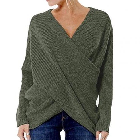 Meline – Sweter damski kopertowy
